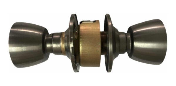 Cerradura Pomo Metálica Para Puerta Importada Con 3 Llaves - Imagen 3