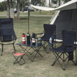 Silla Playera Grande Plegable Playa Camping Porta Vaso - Imagen 3