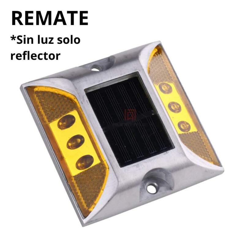 969636-MLV90822470318_082025 Ojos Gato Tacha Remate Reflectivo Led Vial Sin Panel Solar - Imagen 1