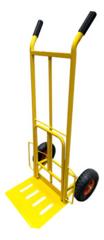 Carretilla Carrucha 2 Ruedas Macizas 10pLG Soporte De 180kg - Imagen 5