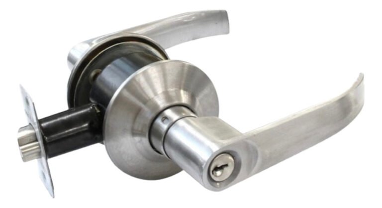 Cerradura De Puerta Tipo Manilla Acero Inoxidable 3 Llaves - Imagen 1