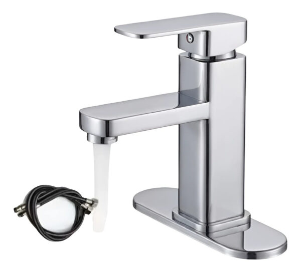 Grifo Griferia Llave Lavamanos Monomando Agua Fría/caliente - Imagen 1