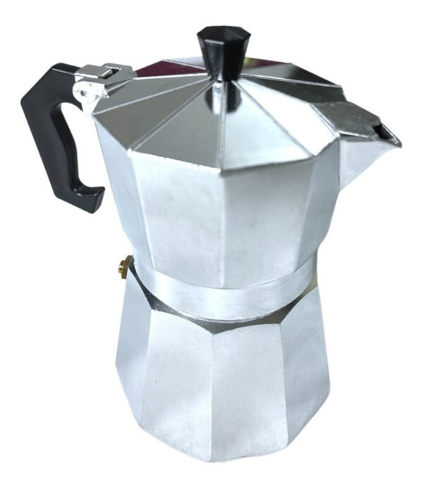 Cafetera Greca Acero Inoxidable Expreso 3 Tazas Café - Imagen 1