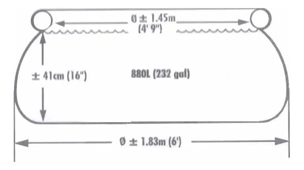 Piscina Inflable Redonda Familiar Niños 1.8mts X 51cm - Imagen 3