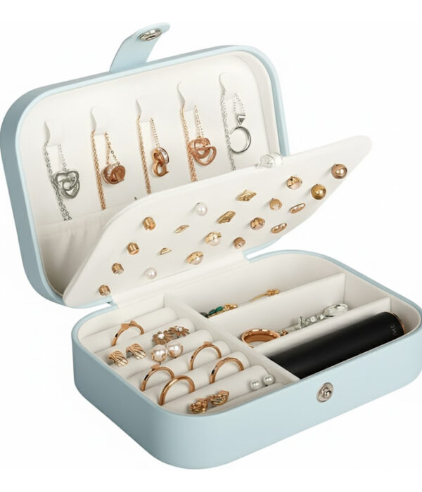 Joyero Portátil Prendas Joyas Mediano Organizador Bisutería - Imagen 1