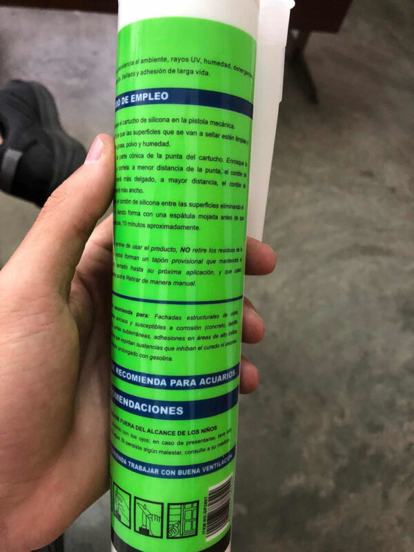 Silicon Sellante Transparente Antihongos Marca Q7 280m | Zio - Imagen 10