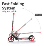 Monopatín Scooter Niño Adolescente Metálica 100kg Ajustable - Imagen 23