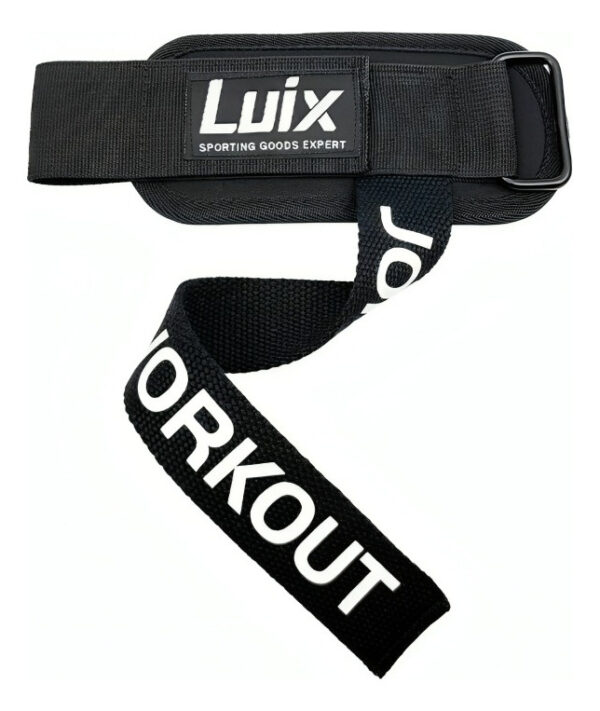 Muñequera Correa Levantamiento Peso Straps Gym Pesas Barras - Imagen 2