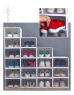 Caja Organizadora Apilables Plegable Portátil Para Zapatos - Imagen 3