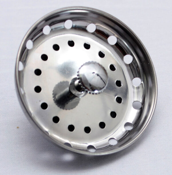 Cesta Desague Fregadero Lavamano Metálica Acero Inoxidable - Imagen 2