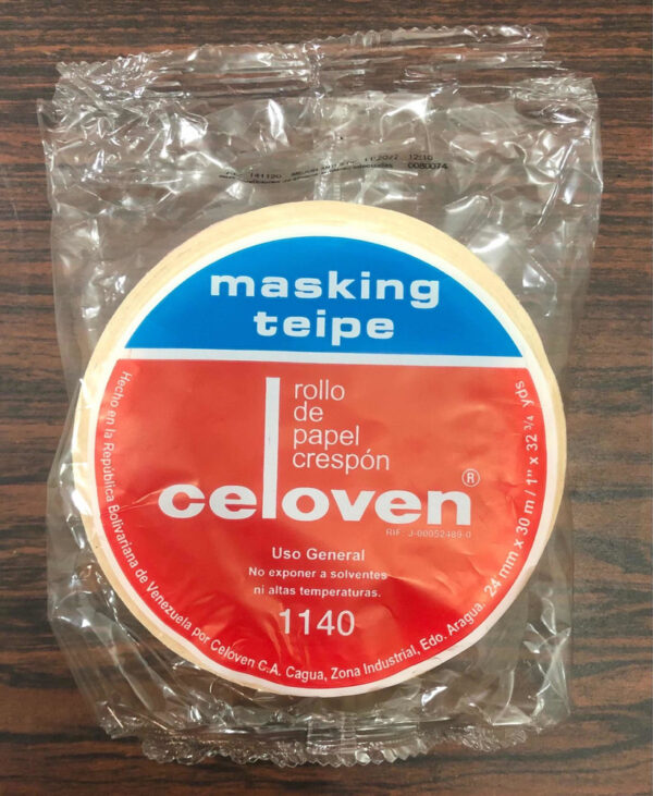 Tirro De Papel Celoven 1140, 30mts X 24mm X 5 Unidades - Imagen 3