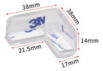 Protectores Esquineros Mesas Bebés Muebles Pack 4 - Imagen 6