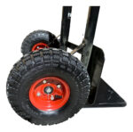 Carretilla Carrucha Ruedas Neumáticas 10pLG Soporte De 250kg - Imagen 4