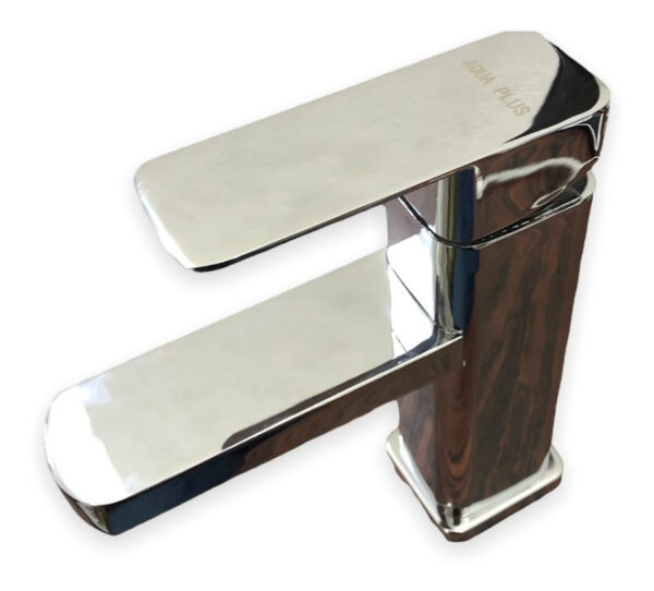 Griferia Grifo Llave Para Lavamano Monomando Acero - Imagen 2