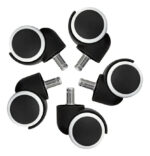 Rueda Silla Oficina Ejecutiva Repuesto Durabilidad X 5 Und - Imagen 4