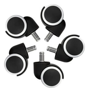 Rueda Silla Oficina Ejecutiva Repuesto Durabilidad X 5 Und - Imagen 4