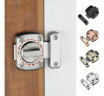 Cerradura Pasador Giratorio Tipo Mariposa Acero Inoxidable - Imagen 2