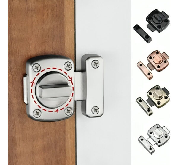 Cerradura Pasador Giratorio Tipo Mariposa Acero Inoxidable - Imagen 2