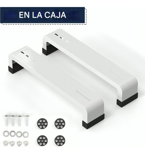 Base Piso Aire Lotus 150kg Gris Oscuro 50x10x8 Cm - Imagen 2