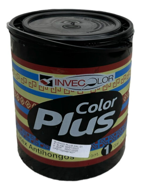 Pintura Blanco Galón Color Plus - Imagen 1
