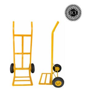 Carretilla Carrucha 2 Ruedas Macizas 10pLG Soporte De 180kg