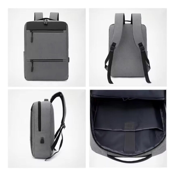 Bolso Mochila Morral Con Puerto Carga Usb Para Tablet Laptop - Imagen 3