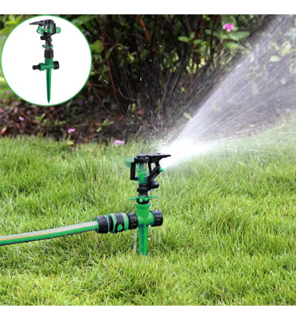 Aspersor Rociador De Riego Jardín Con Estaca - Imagen 5