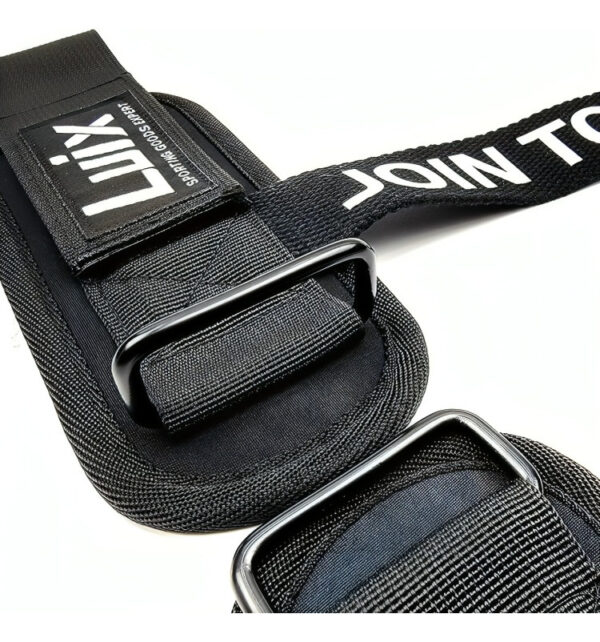 Muñequera Correa Levantamiento Peso Straps Gym Pesas Barras - Imagen 6