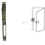 Hembrilla Eléctrica Placa Larga Puerta Cerradura 12v - Imagen 3