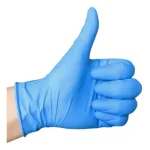 Guantes Nitrilo Azul Caja 100 Unidades Talla S M L - Imagen 4
