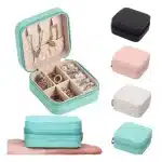 Joyero Organizador Prendas Portátil Pequeño Joyas 10x10x5cm - Imagen 2