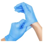 Guantes Nitrilo Azul Caja 100 Unidades Talla S M L - Imagen 3