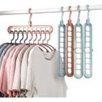 Gancho Perchero Organizador Espacio Closet 9 Espacios En 1