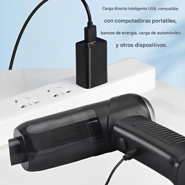 Aspiradora Inalámbrica Portátil De Mano Recargable Usb - Imagen 4