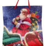 Bolsa Regalo Navidad Santa Claus Noel Navideña - Imagen 3