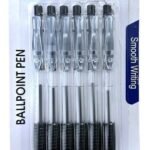 Bolígrafo Lapicero De 6 Und Negro 1.0mm Marca Starmate Usa