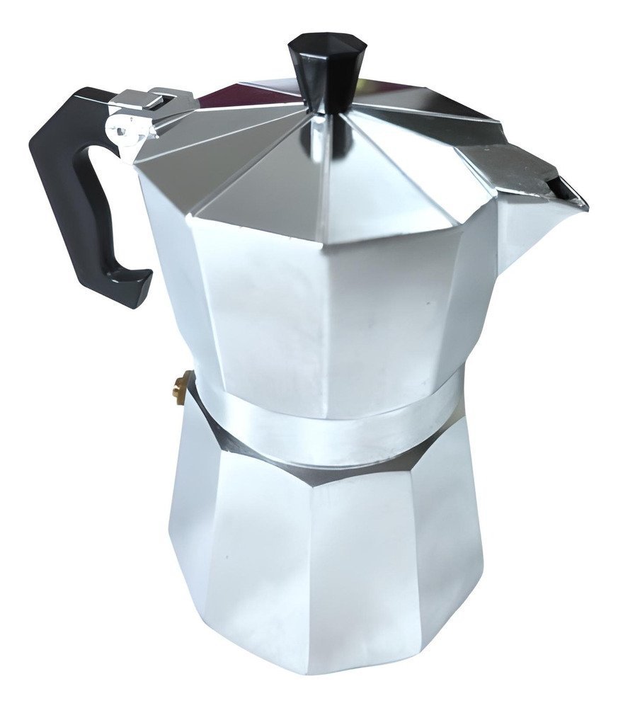 CAFZ002-01.jpg Cafetera Tipo Greca Acero Inoxidable Expreso 6 Tazas Café - Imagen 1
