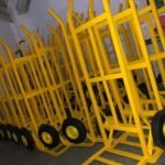 Carretilla Carrucha 2 Ruedas Macizas 10pLG Soporte De 180kg - Imagen 10