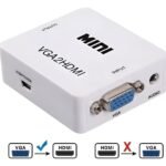 Conector Convertidor Adaptador Vga2 A Hdmi 1080p
