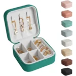 Mini Joyero Organizador Accesorios Estuche Viajero 10x10x5cm - Imagen 9