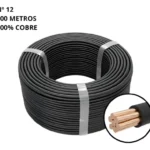 Cable N° 12 Thw Awg Pvc 100% Cobre 600v 75°c X 100mts