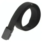 Cinturón Correa Táctico Hebilla Plástica Bolsillo Oculto Negro Rayas 120 - Imagen 7