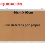 Pizarra Tablero De Corcho 90x60cm Con Defectos Por Golpes
