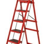 Escalera Plegable De 6 Peldaños Cómoda Hogar Y Almacén