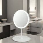 Espejo Luces Led Táctil Maquillaje Touch Portátil Con Base - Imagen 4