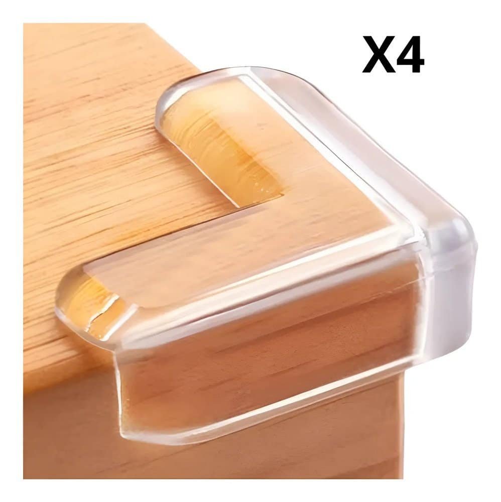 ESQZ001-01.jpg Protectores Esquineros Mesas Bebés Muebles Pack 4 - Imagen 1