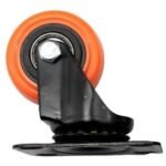 Rueda Giratoria Industrial Cont. 2.5 PLG Nylon Base Metálica