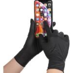 Guantes Nitrilo Negro Caja 100 Unidades Talla S M L - Imagen 5