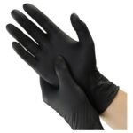 Guantes Nitrilo Negro Caja 100 Unidades Talla S M L - Imagen 6
