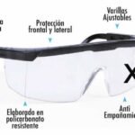 Lentes De Seguridad Protectores Transparentes Ajustables